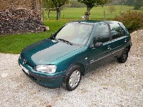 Cars Peugeot 106 1.5 D color line