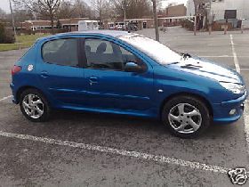 Cars Peugeot 206